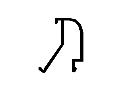 Contravidrio curvo de 12 mm